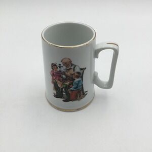 The Toy Maker" Ceramic Mug With Gold Trim